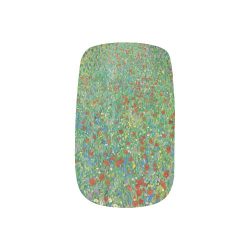 Gustav Klimt _ Poppy Field Minx Nail Art