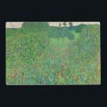Gustav Klimt - Poppy Field Placemat<br><div class="desc">Poppy Field / Field of Poppies - Gustav Klimt,  Oil on Canvas,  1907</div>