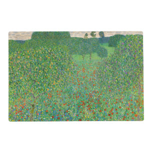 Gustav Klimt - Poppy Field Placemat