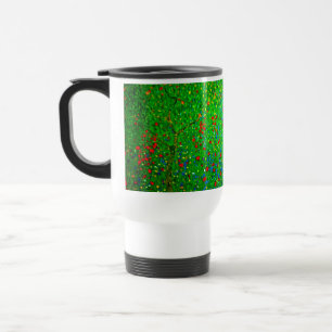 Gustav Klimt Poppy Field Travel Mug