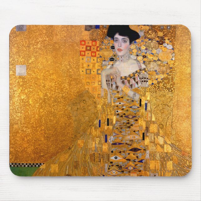 Gustav Klimt Portrait Mouse Pad (Front)