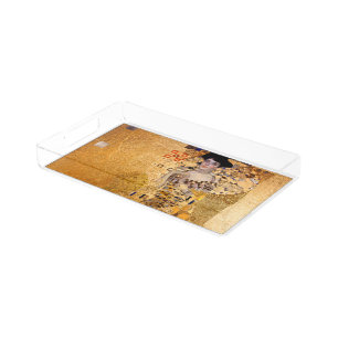 Gustav Klimt portrait of Adel Bloch Bauer 1907 Acrylic Tray