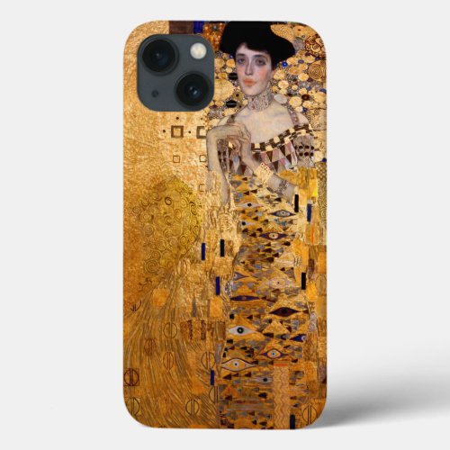 Gustav Klimt portrait of Adel Bloch Bauer 1907 iPhone 13 Case