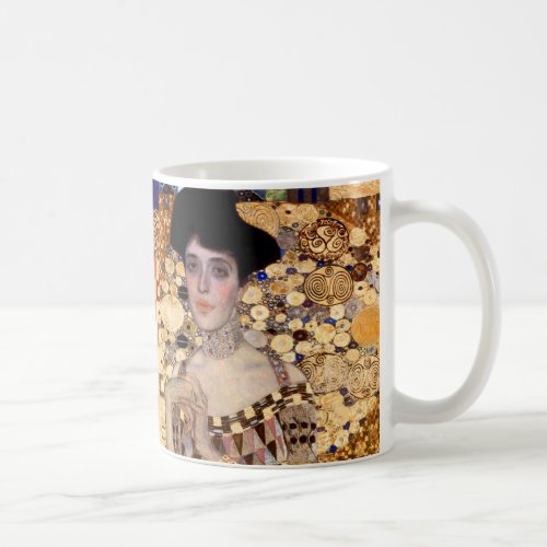 Gustav Klimt portrait of Adel Bloch Bauer 1907 Coffee Mug