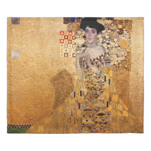 Gustav Klimt portrait of Adel Bloch Bauer 1907 Duvet Cover