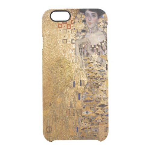 Gustav Klimt portrait of Adel Bloch Bauer 1907 Clear iPhone 66S Case
