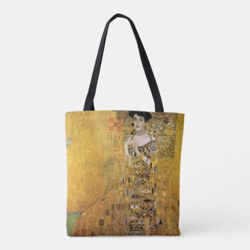 GUSTAV KLIMT _ Portrait of Adele Bloch_Bauer 1907 Tote Bag