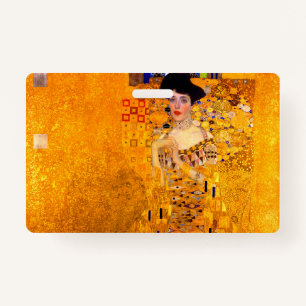 Gustav Klimt Portrait of Adele Bloch Bauer Badge