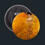 Gustav Klimt Portrait of Adele Bloch Bauer Bottle Opener<br><div class="desc">Bottle Opener featuring Gustav Klimt’s oil painting Portrait of Adele Bloch Bauer I (1907). A beautiful woman wears a golden and geometric dress in front of a gold background. A great gift for fans of Art Nouveau and Austrian art.</div>