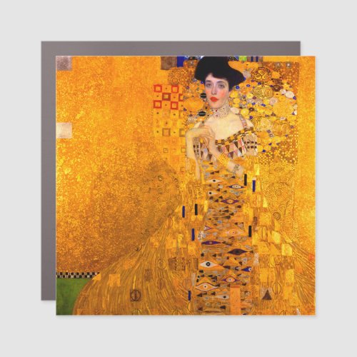 Gustav Klimt Portrait of Adele Bloch Bauer Car Magnet