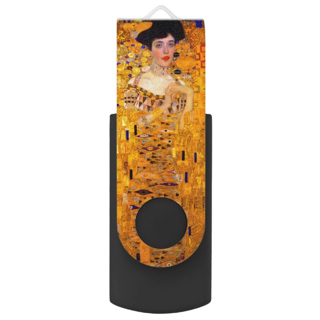 Gustav Klimt Portrait of Adele Bloch Bauer Flash Drive (Front Vertical)