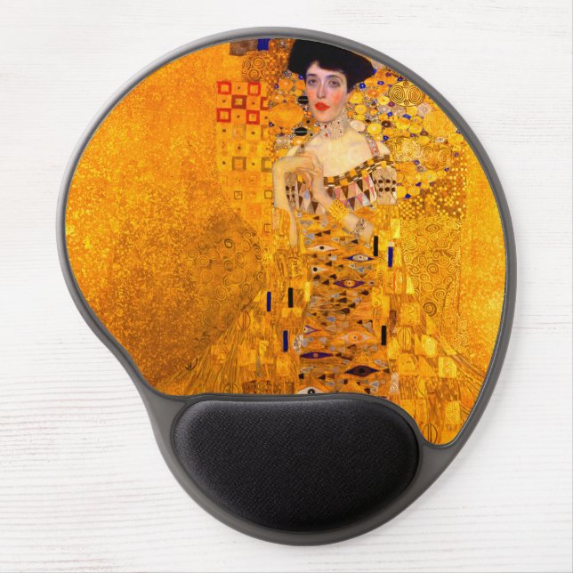 Gustav Klimt Portrait of Adele Bloch Bauer Gel Mouse Pad (Front)