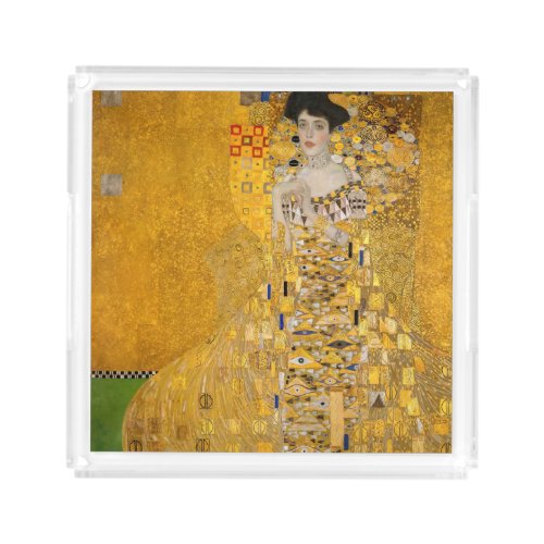 Gustav Klimt _ Portrait of Adele Bloch_Bauer I Acrylic Tray