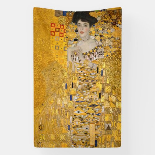 Gustav Klimt _ Portrait of Adele Bloch_Bauer I Banner
