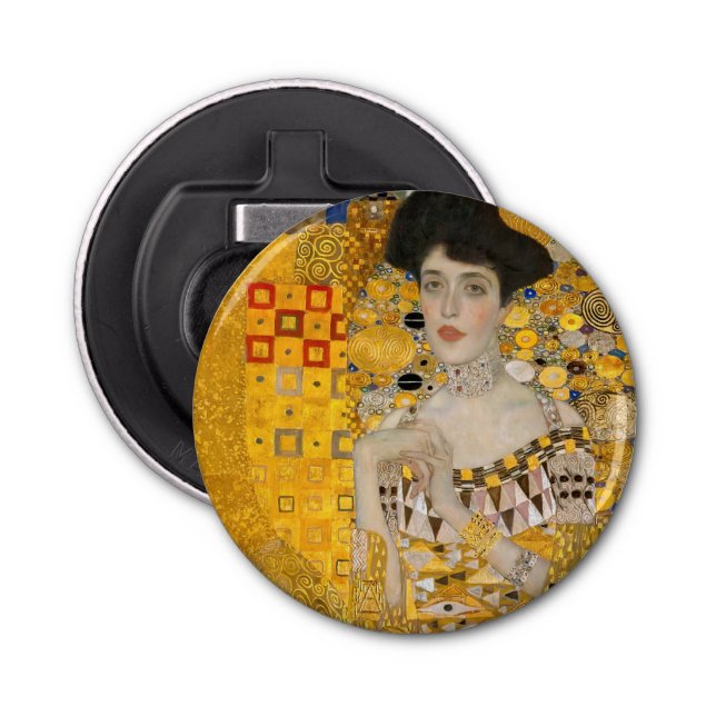 Gustav Klimt - Portrait of Adele Bloch-Bauer I Bottle Opener (Front)