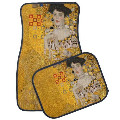 Gustav Klimt _ Portrait of Adele Bloch_Bauer I Car Floor Mat