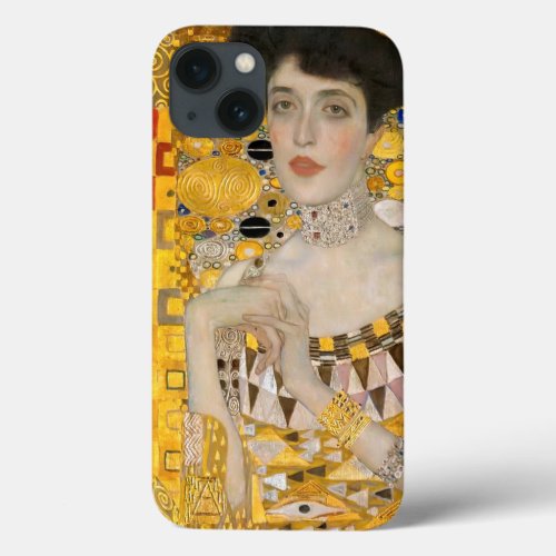 Gustav Klimt _ Portrait of Adele Bloch_Bauer I iPhone 13 Case