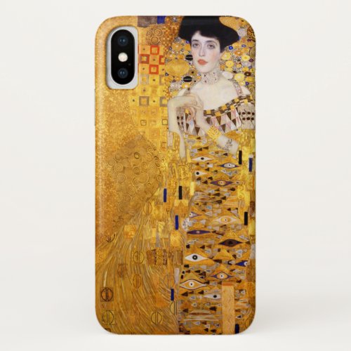 Gustav Klimt Portrait of Adele Bloch_Bauer I iPhone X Case