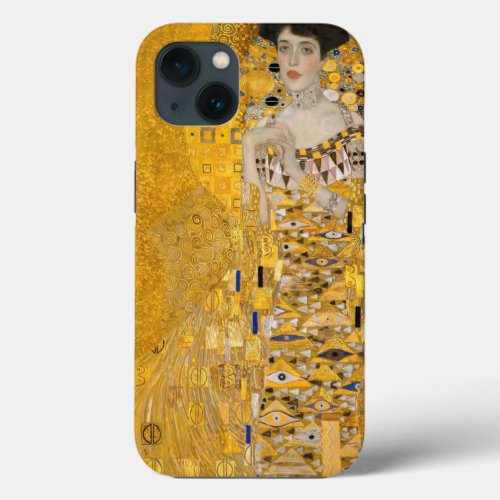 Gustav Klimt _ Portrait of Adele Bloch_Bauer I iPhone 13 Case