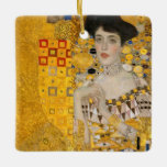 Gustav Klimt - Portrait of Adele Bloch-Bauer I Ceramic Ornament<br><div class="desc">Portrait of Adele Bloch-Bauer I - Gustav Klimt,  Oil on Canvas,  1907</div>