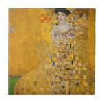 Gustav Klimt - Portrait of Adele Bloch-Bauer I Ceramic Tile<br><div class="desc">Portrait of Adele Bloch-Bauer I - Gustav Klimt,  Oil on Canvas,  1907</div>