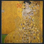 Gustav Klimt - Portrait of Adele Bloch-Bauer I Cloth Napkin<br><div class="desc">Portrait of Adele Bloch-Bauer I - Gustav Klimt,  Oil on Canvas,  1907</div>
