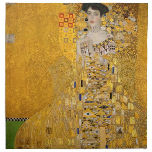 Gustav Klimt _ Portrait of Adele Bloch_Bauer I Cloth Napkin