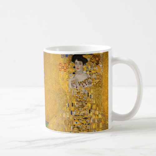 Gustav Klimt _ Portrait of Adele Bloch_Bauer I Coffee Mug