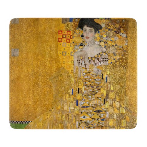 Gustav Klimt _ Portrait of Adele Bloch_Bauer I Cutting Board