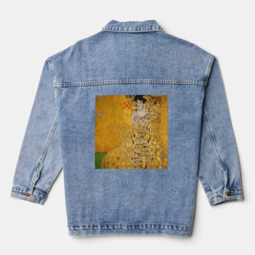 Gustav Klimt _ Portrait of Adele Bloch_Bauer I Denim Jacket