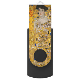 Gustav Klimt - Portrait of Adele Bloch-Bauer I Flash Drive