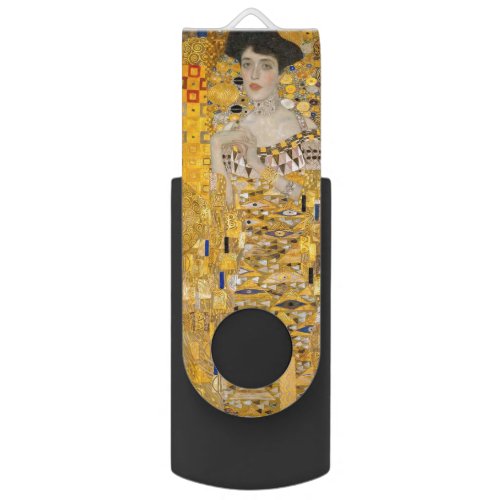 Gustav Klimt _ Portrait of Adele Bloch_Bauer I Flash Drive