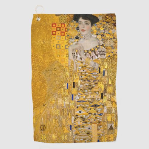 Gustav Klimt _ Portrait of Adele Bloch_Bauer I Golf Towel