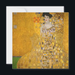 Gustav Klimt - Portrait of Adele Bloch-Bauer I Invitation<br><div class="desc">Portrait of Adele Bloch-Bauer I - Gustav Klimt,  Oil on Canvas,  1907</div>