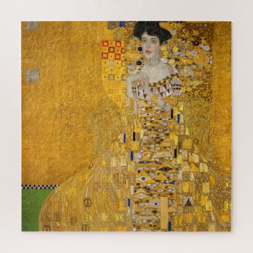 Gustav Klimt _ Portrait of Adele Bloch_Bauer I Jigsaw Puzzle