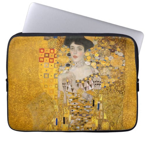 Gustav Klimt _ Portrait of Adele Bloch_Bauer I Laptop Sleeve
