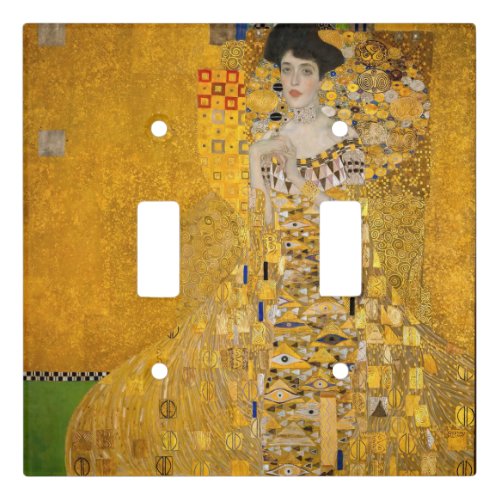 Gustav Klimt _ Portrait of Adele Bloch_Bauer I Light Switch Cover