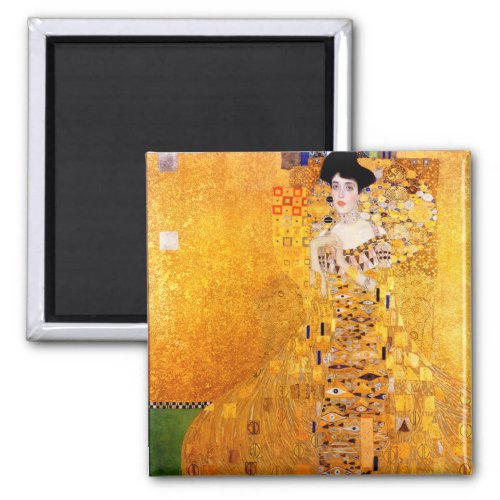 Gustav Klimt Portrait of Adele Bloch_Bauer I Magnet