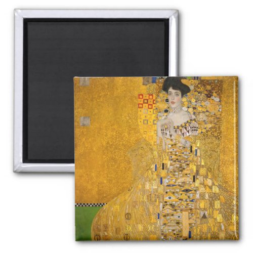 Gustav Klimt _ Portrait of Adele Bloch_Bauer I Magnet