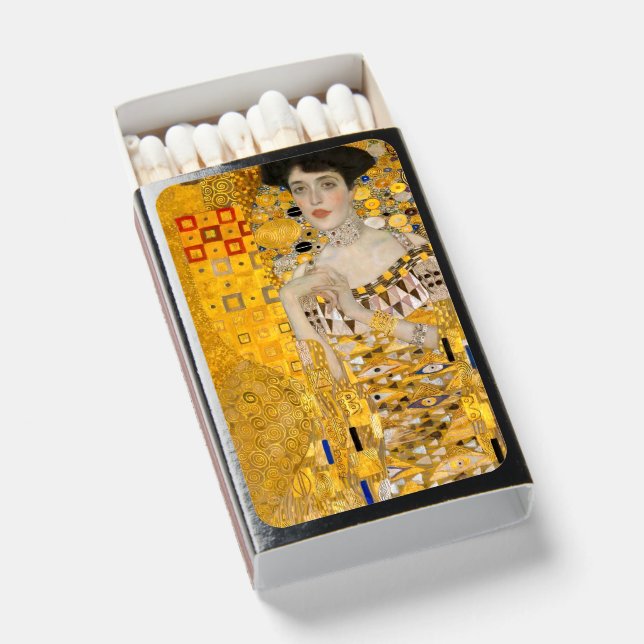 Gustav Klimt - Portrait of Adele Bloch-Bauer I Matchboxes (Front Open)