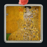 Gustav Klimt - Portrait of Adele Bloch-Bauer I Metal Ornament<br><div class="desc">Portrait of Adele Bloch-Bauer I - Gustav Klimt,  Oil on Canvas,  1907</div>
