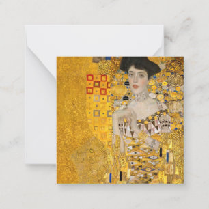 Gustav Klimt - Portrait of Adele Bloch-Bauer I Note Card