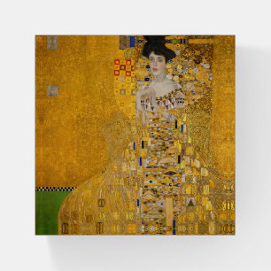 Gustav Klimt - Portrait of Adele Bloch-Bauer I Paperweight