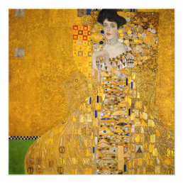 Gustav Klimt - Portrait of Adele Bloch-Bauer I Photo Print