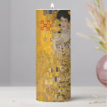 Gustav Klimt - Portrait of Adele Bloch-Bauer I Pillar Candle<br><div class="desc">Portrait of Adele Bloch-Bauer I - Gustav Klimt,  Oil on Canvas,  1907</div>