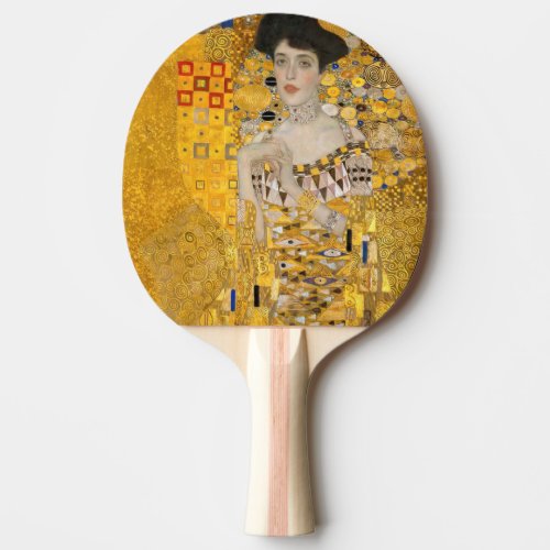 Gustav Klimt _ Portrait of Adele Bloch_Bauer I Ping Pong Paddle