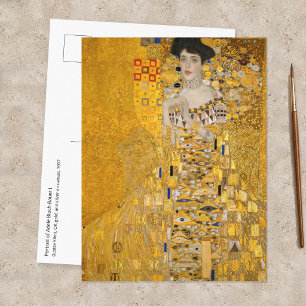 Gustav Klimt - Portrait of Adele Bloch-Bauer I Postcard