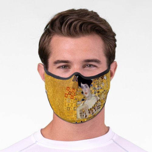 Gustav Klimt   Portrait of Adele Bloch_Bauer I  Premium Face Mask