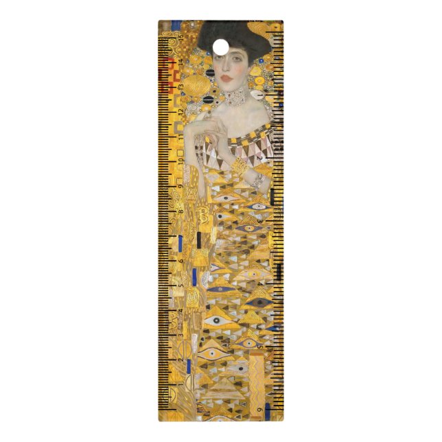 Gustav Klimt - Portrait of Adele Bloch-Bauer I Ruler (Vertical)