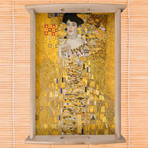 Gustav Klimt _ Portrait of Adele Bloch_Bauer I Serving Tray